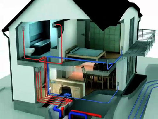 Водяное отопление деревянного дома