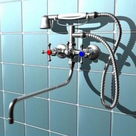 Монтаж встраемого смесителя