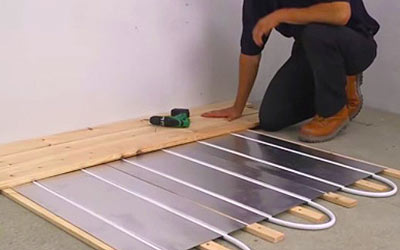 Способ монтажа теплого пола
